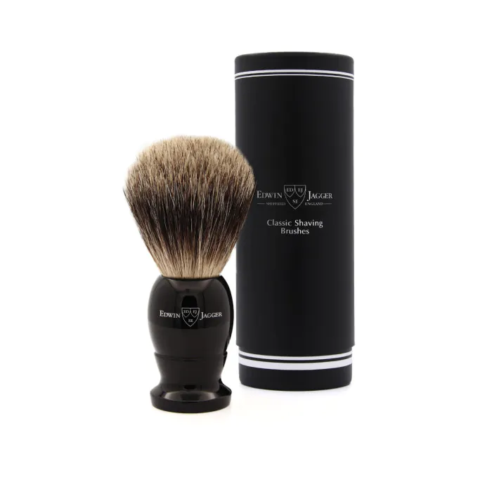 Edwin Jagger Black Shaving Brush (Best Badger)