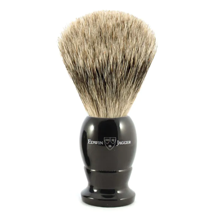 Edwin Jagger Black Shaving Brush (Best Badger)