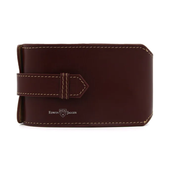 Edwin Jagger Brown Leather Travel Kit (Mach3)