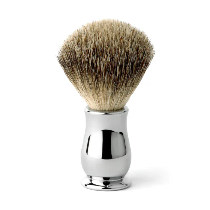 Edwin Jagger Chatsworth Chrome Shaving Brush (Best badger)