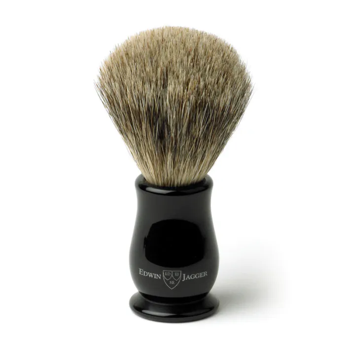 Edwin Jagger Chatsworth Imitation Ebony Shaving Brush (Best Badger)