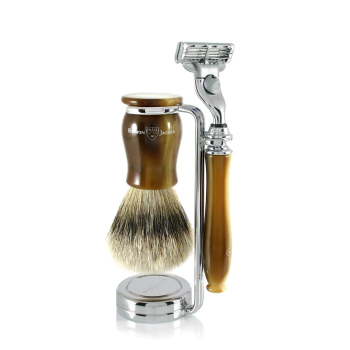 Edwin Jagger Chrome Double Wire Razor & Brush Stand