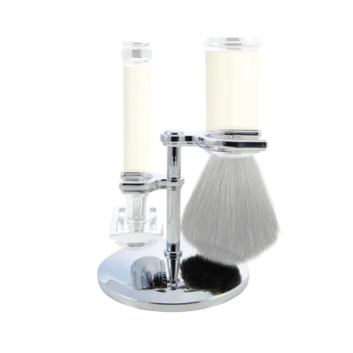 Edwin Jagger Chrome Razor & Shaving Brush Stand (RHM9CR)