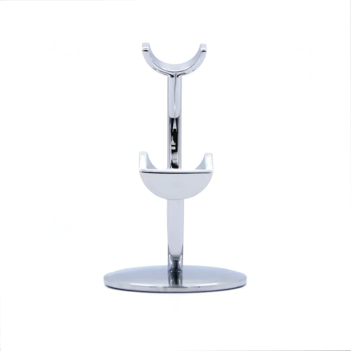 Edwin Jagger Crescent Chrome Razor Stand With Solid Base