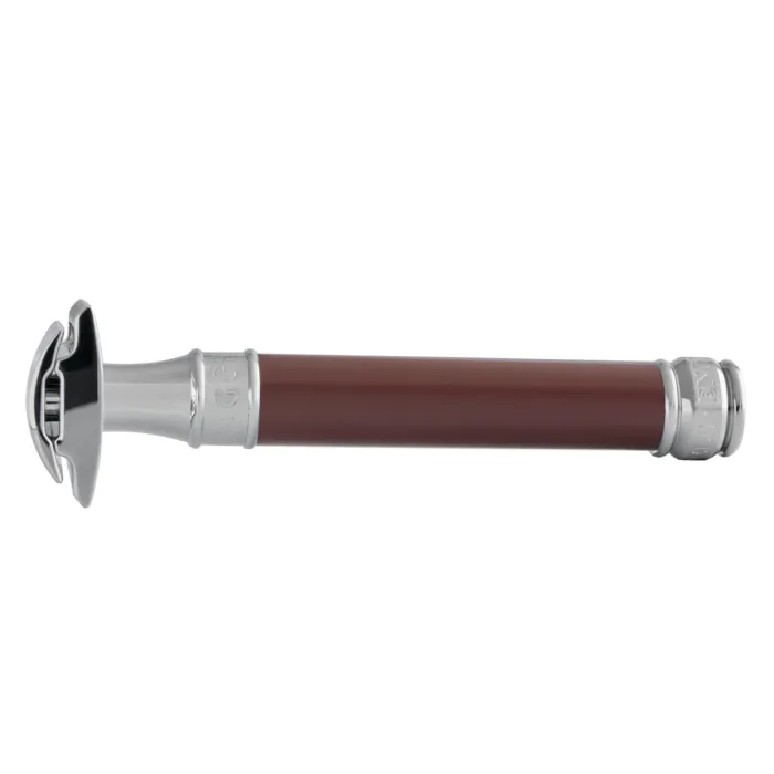 Edwin Jagger DE812 Double Edge Safety Razor Burgundy