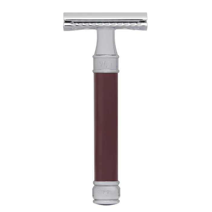 Edwin Jagger DE812 Double Edge Safety Razor Burgundy