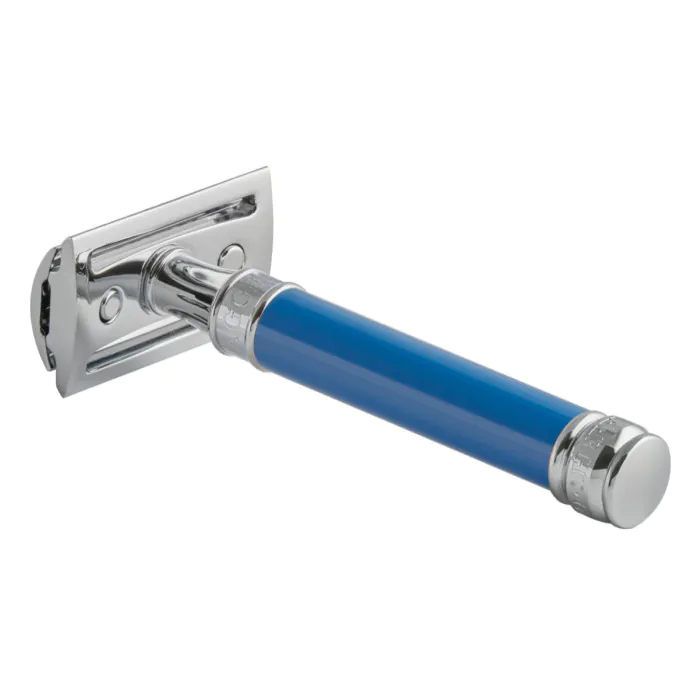 Edwin Jagger DE83 Double Edge Safety Razor Blue