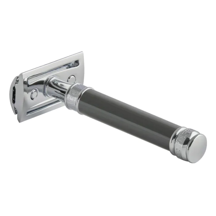 Edwin Jagger DE85 Double Edge Safety Razor Grey