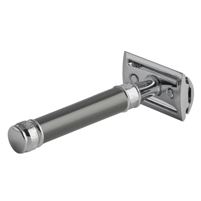 Edwin Jagger DE85 Double Edge Safety Razor Grey