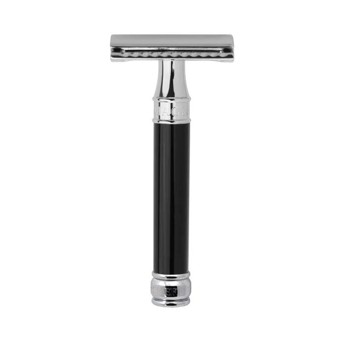 Edwin Jagger DE86 Double Edge Safety Razor Black