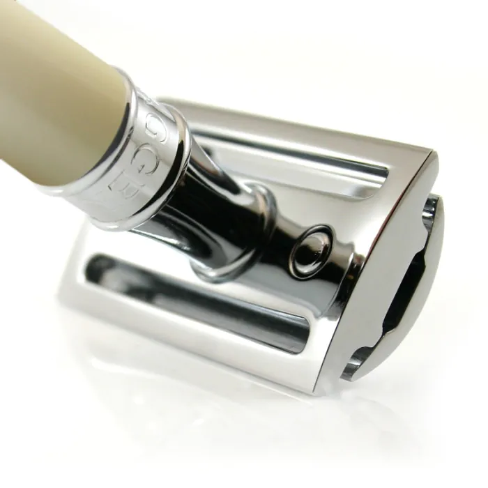 Edwin Jagger DE87 Double Edge Safety Razor Imitation Ivory