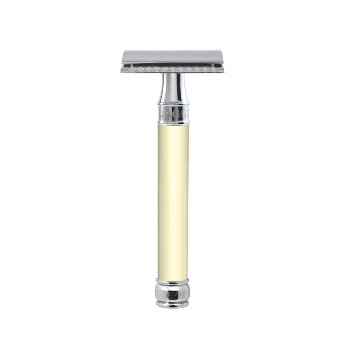 Edwin Jagger DE87 Double Edge Safety Razor Long Imitation Ivory