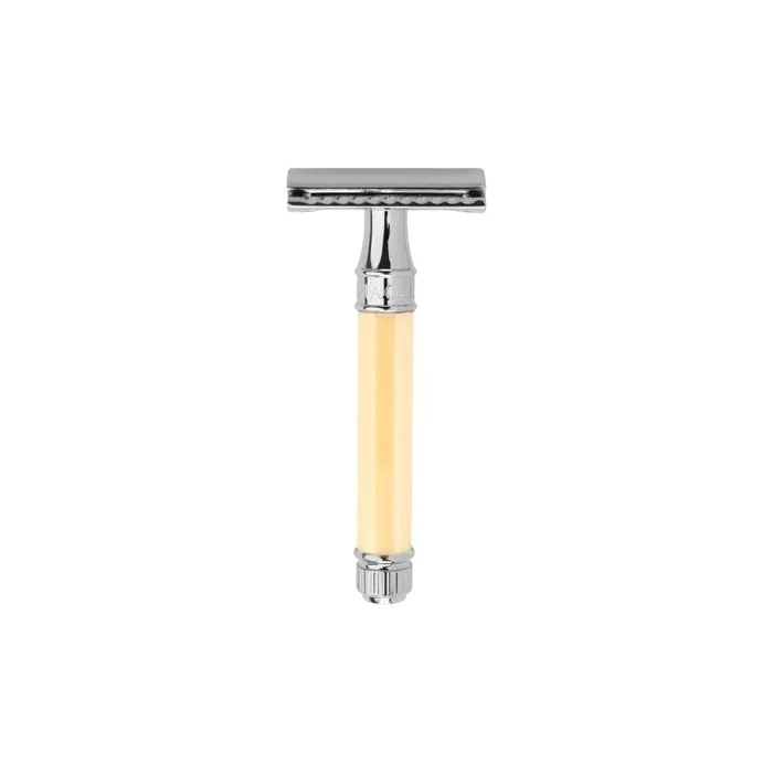 Edwin Jagger DE87 Double Edge Safety Razor Octagonal Imitation Ivory