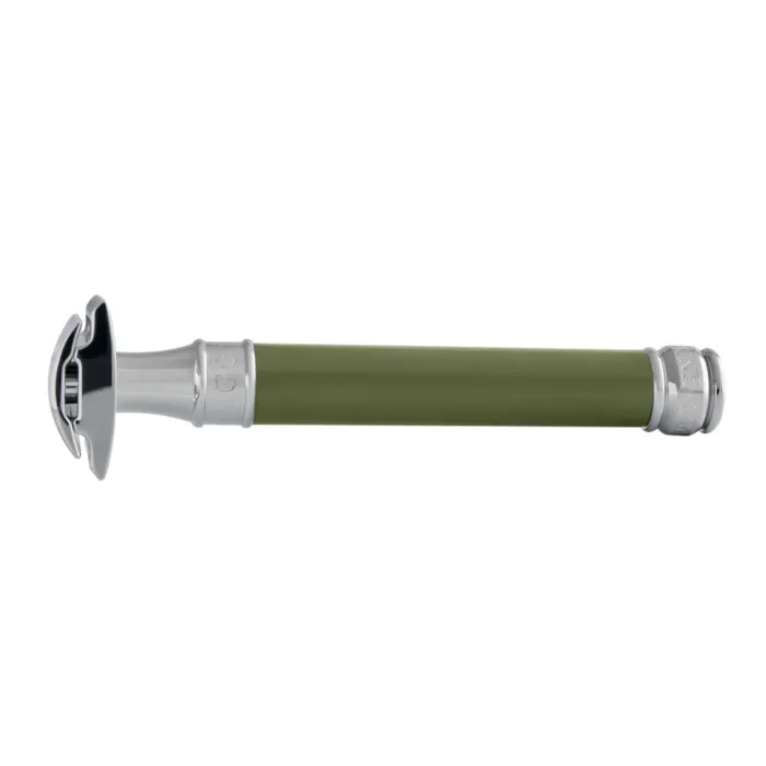 Edwin Jagger DE88 Double Edge Safety Razor Long Green