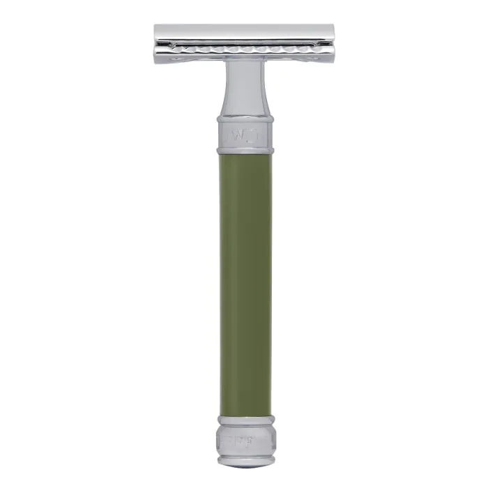 Edwin Jagger DE88 Double Edge Safety Razor Long Green