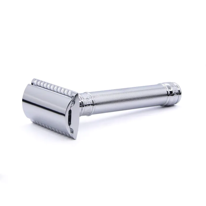 Edwin Jagger DE89 Double Edge Safety Razor Barley Chrome