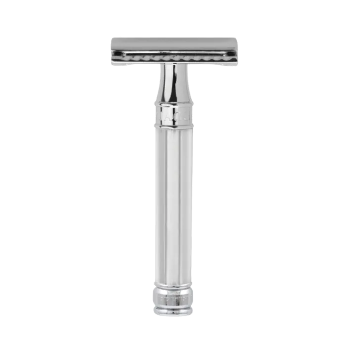 Edwin Jagger DE89 Double Edge Safety Razor Octagonal Chrome
