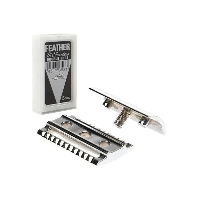 Edwin Jagger Double Edge Safety Razor Head & Blades