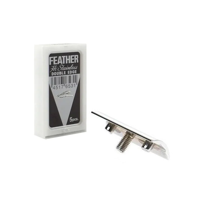 Edwin Jagger Double Edge Safety Razor Top Plate & 5 Blades