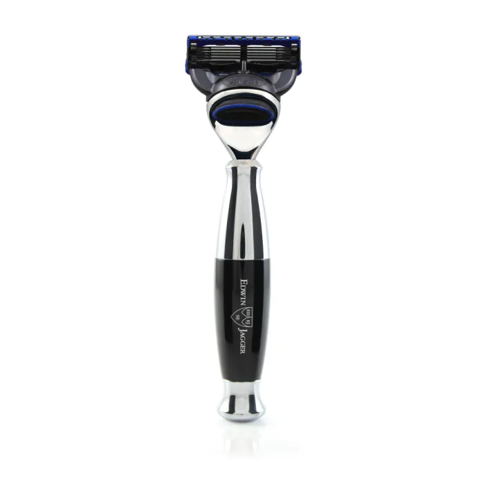 Edwin Jagger Gillette® Fusion® ProGlide® Razor Black & Chrome