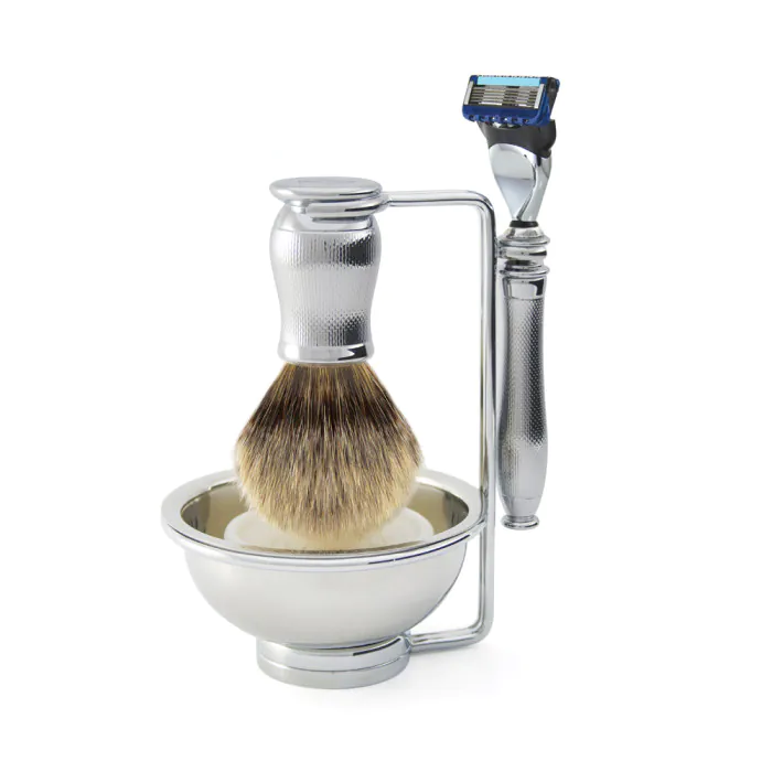 Edwin Jagger Gillette® Fusion® ProGlide® Razor Shaving Set Chatsworth Barley 4pc
