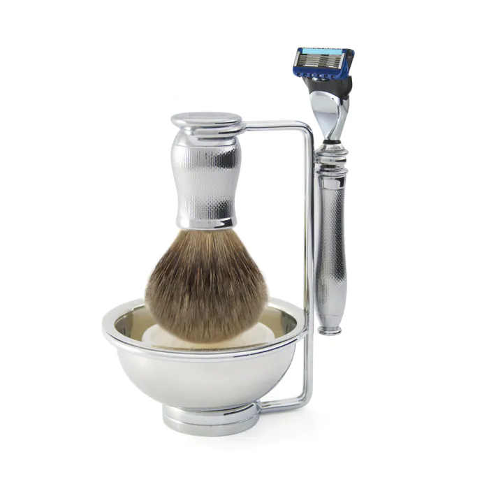 Edwin Jagger Gillette® Fusion® ProGlide® Razor Shaving Set Chatsworth Barley 4pc