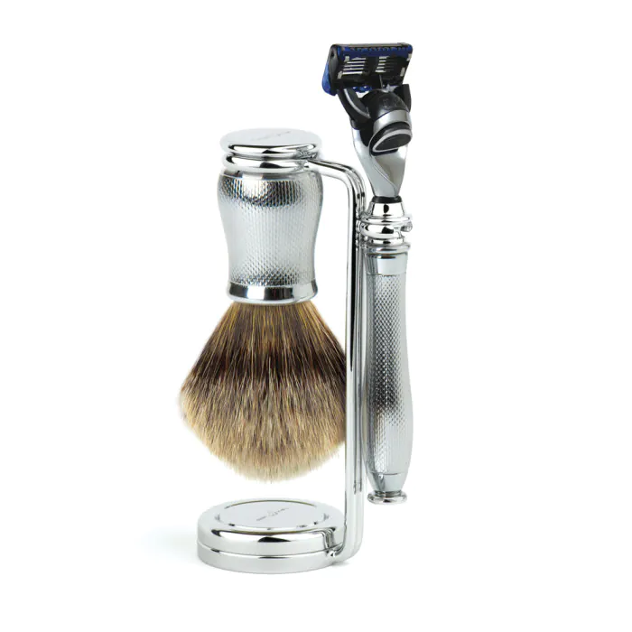 Edwin Jagger Gillette® Fusion® ProGlide® Razor Shaving Set Chatsworth Barley 3pc