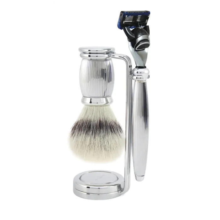 Edwin Jagger Gillette® Fusion® ProGlide® Razor Shaving Set Bulbous Lined 3pc
