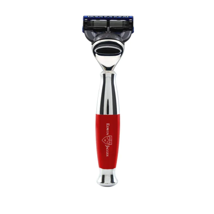Edwin Jagger Gillette® Fusion® ProGlide® Razor Red & Chrome