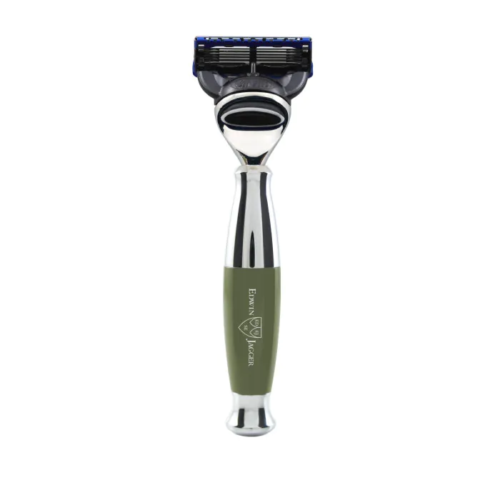 Edwin Jagger Gillette® Fusion® ProGlide® Razor Green & Chrome