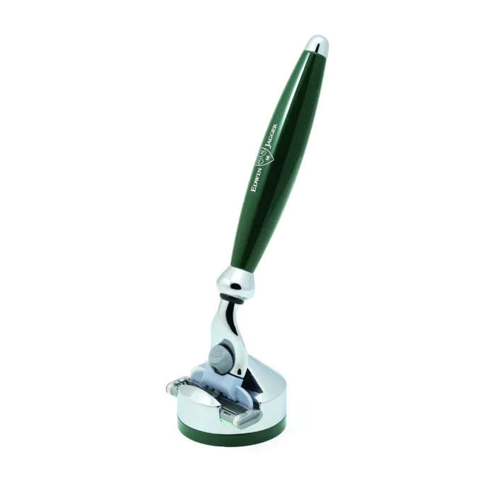Edwin Jagger Gillette® Mach3® Or Fusion® ProGlide® Razor Shaving Set Bulbous Green 2pc