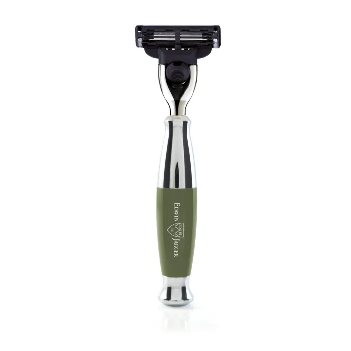 Edwin Jagger Gillette® Mach3® Razor Green & Chrome
