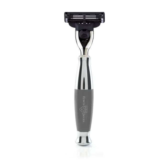 Edwin Jagger Gillette® Mach3® Razor Grey & Chrome