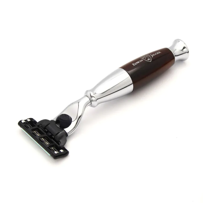 Edwin Jagger Gillette® Mach3® Razor Imitation Horn & Chrome