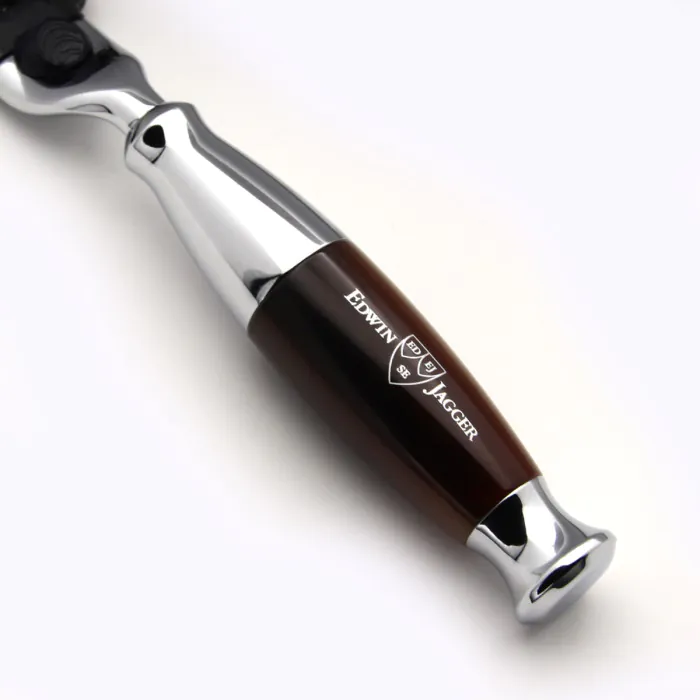 Edwin Jagger Gillette® Mach3® Razor Imitation Horn & Chrome