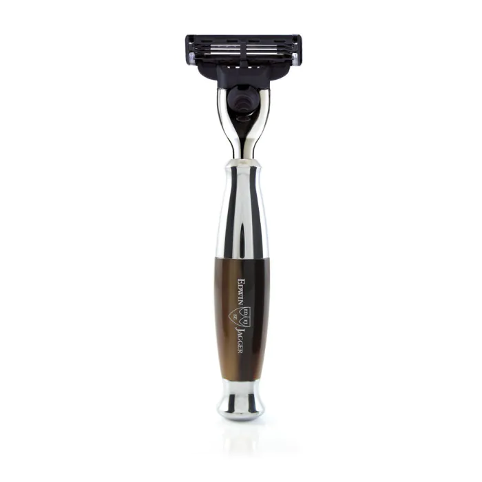 Edwin Jagger Gillette® Mach3® Razor Imitation Horn & Chrome