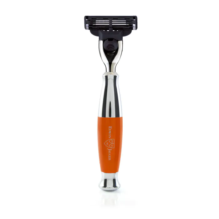 Edwin Jagger Gillette® Mach3® Razor Orange & Chrome
