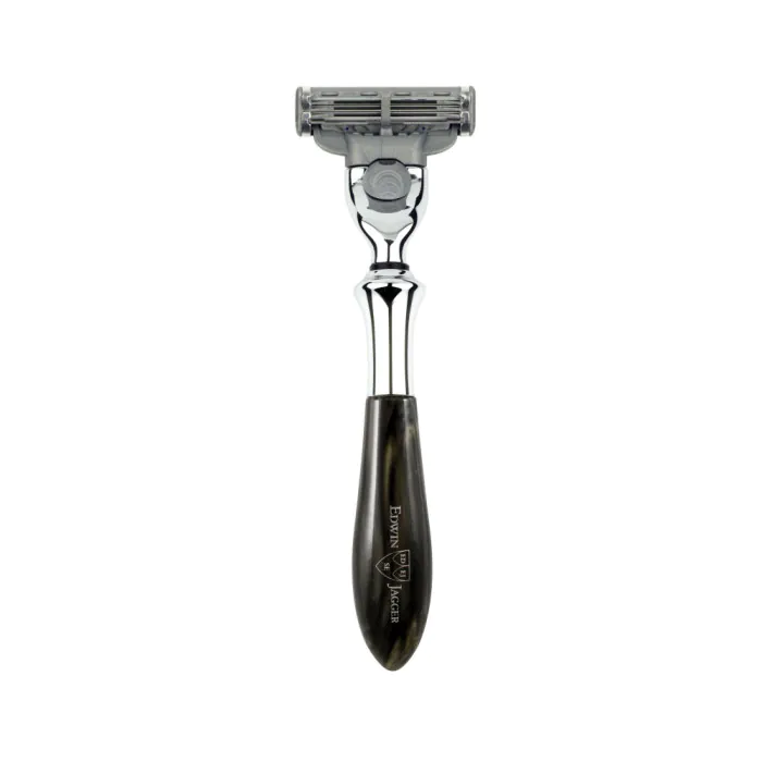 Edwin Jagger Gillette® Mach3® Razor Plaza Imitation Marble Black