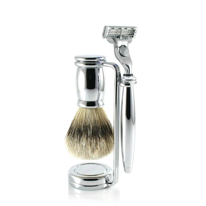Edwin Jagger Gillette® Mach3® Razor Shaving Set Bulbous 3pc