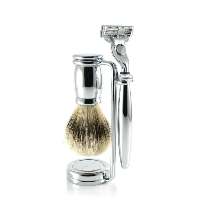 Edwin Jagger Gillette® Mach3® Razor Shaving Set Bulbous 3pc
