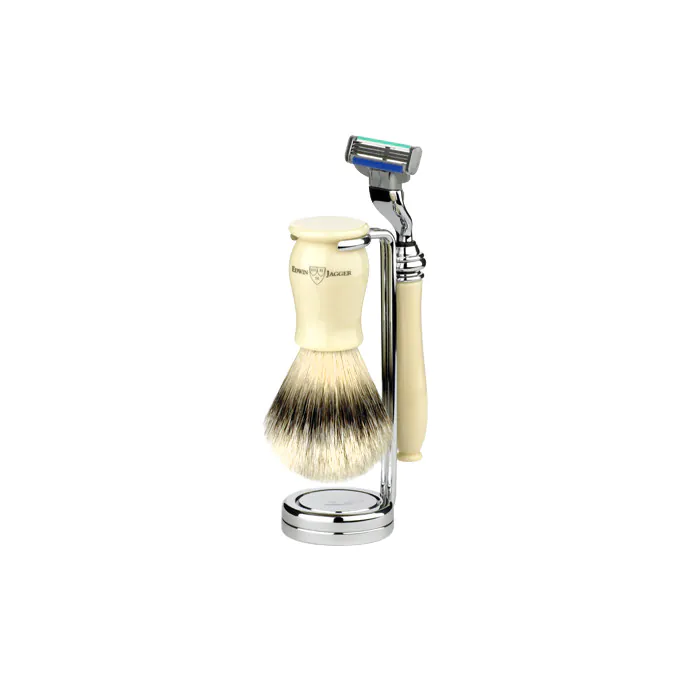 Edwin Jagger Gillette® Mach3® Razor Shaving Set Chatsworth Imitation Ivory 3pc