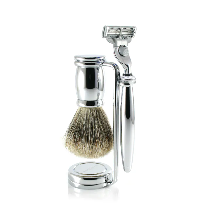 Edwin Jagger Gillette® Mach3® Razor Shaving Set Bulbous 3pc