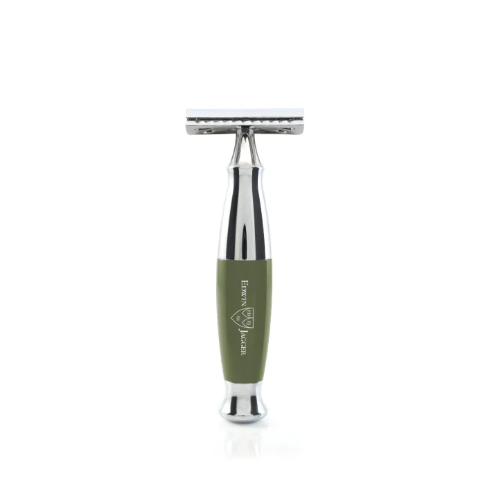 Edwin Jagger Green & Chrome DE Safety Razor