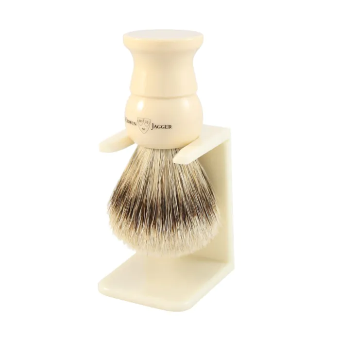 Edwin Jagger Imitation Ivory Brush Drip Stand (Large)