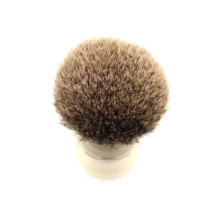 Edwin Jagger Imitation Ivory Shaving Brush (Super Badger)