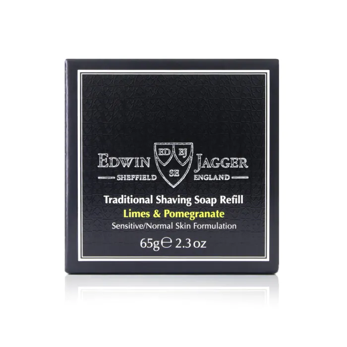 Edwin Jagger Limes & Pomegranate Shaving Soap Refill 65g