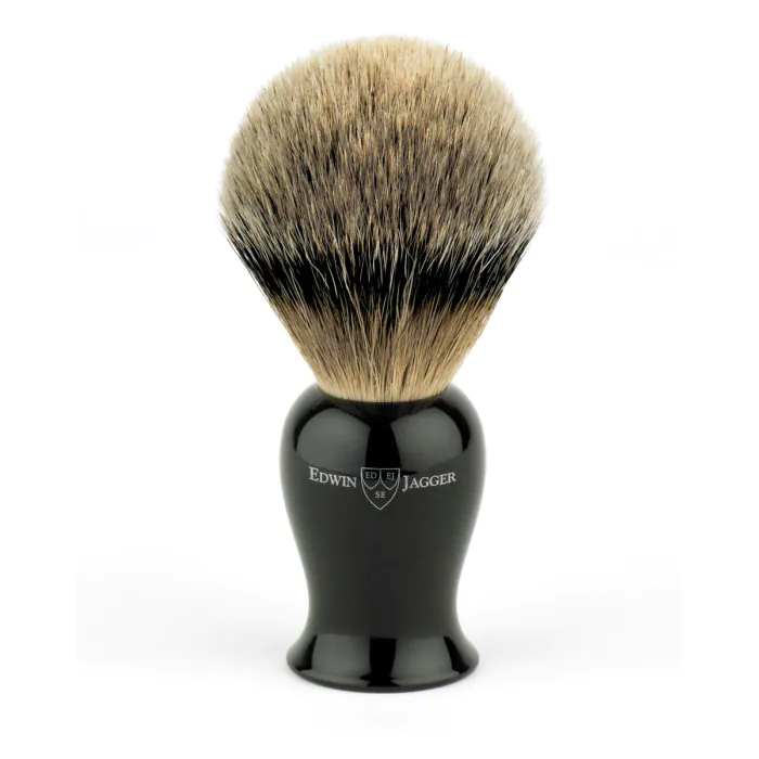 Edwin Jagger Plaza Imitation Ebony Best Badger Shaving Brush