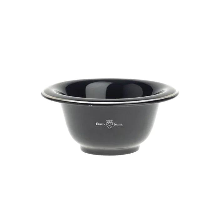 Edwin Jagger Porcelain Black Shaving Bowl