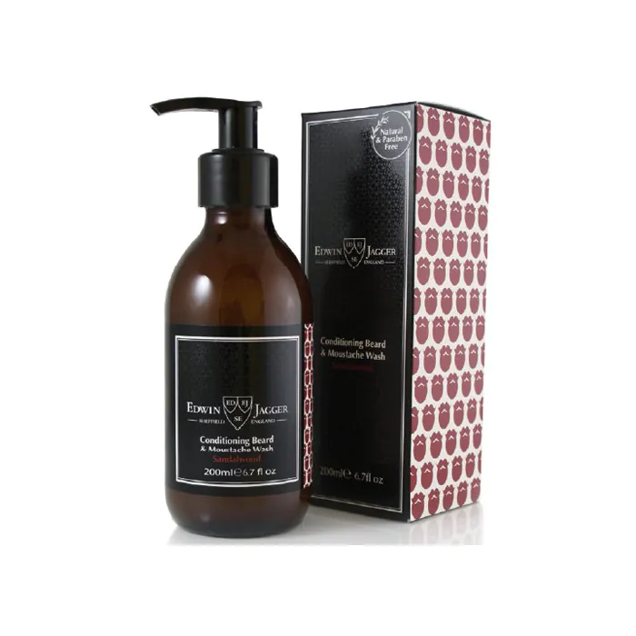 Edwin Jagger Sandalwood Beard & Moustache Wash 200ml