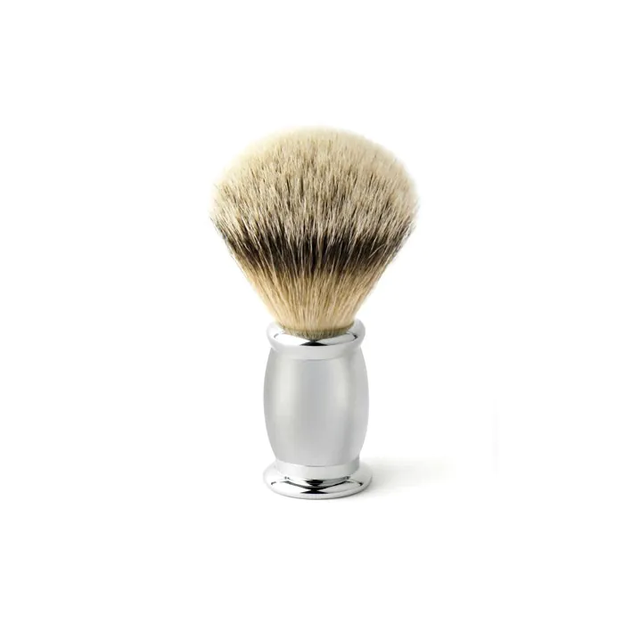 Edwin Jagger Silvertip Badger Shaving Brush Bulbous Satin